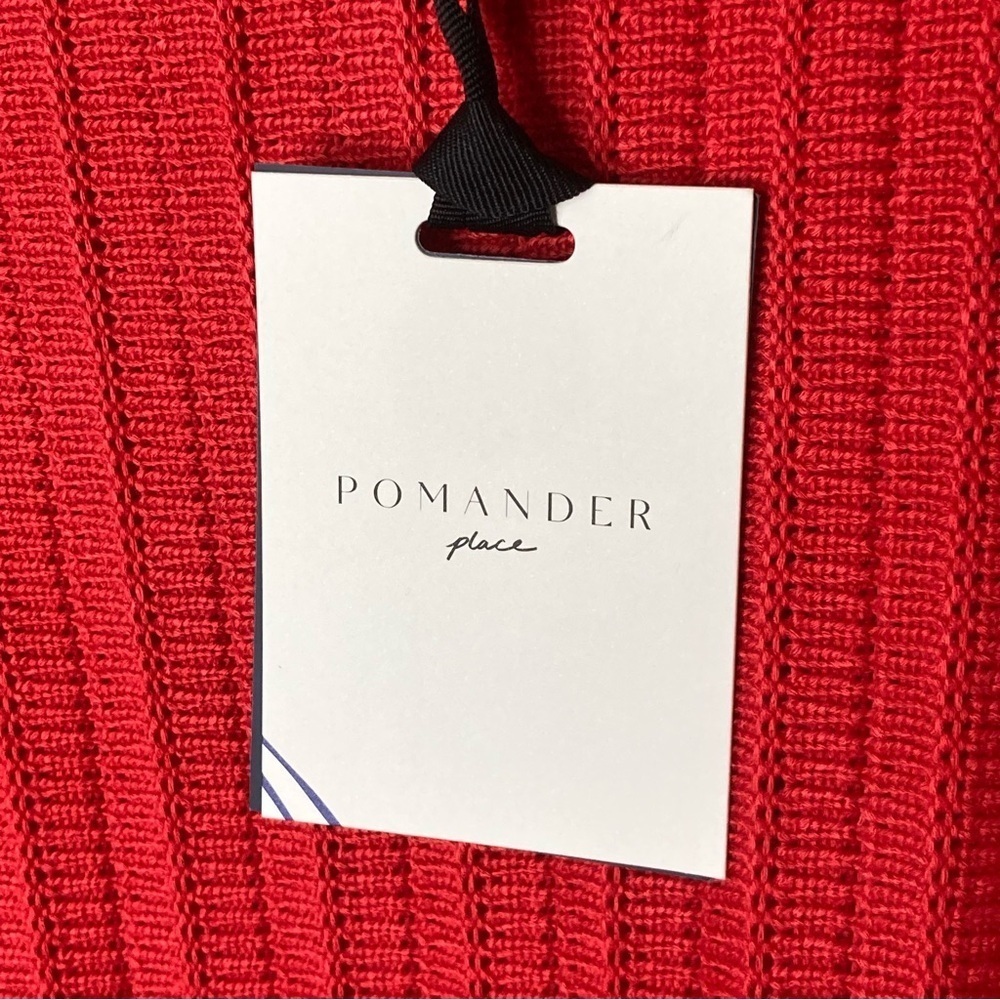 NEW Tuckernuck Adi Knit Bell Sleeve Dress Women’s XL Red Pomander Place Designer - Picture 13 of 13